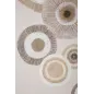 OBRAZ NA PŁÓTNIE CIRCLY Z WSTAWKAMI -A- 50X3,2X100 cm